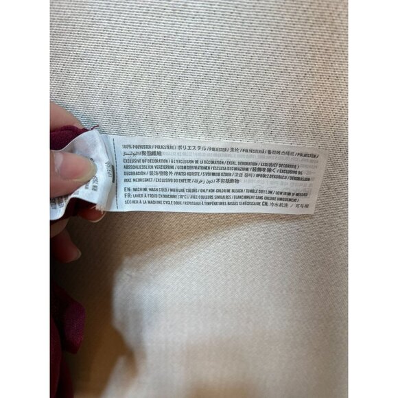 Abercrombie & Fitch Womens Swing  A Line Dress Summer Size Medium Red Sleeveless - Picture 4 of 13